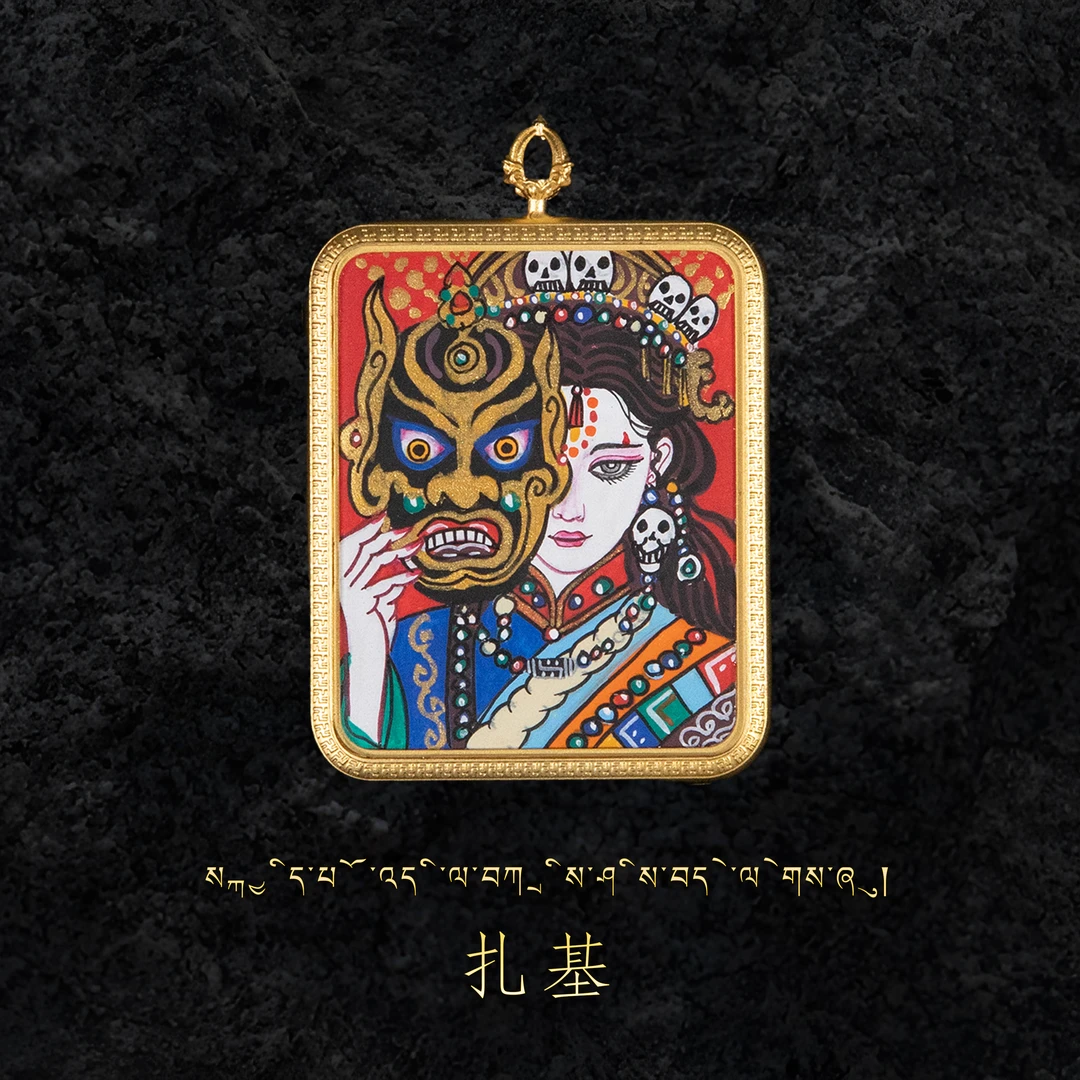 扎基寺唐卡扎基拉姆前世今生热贡纯手绘