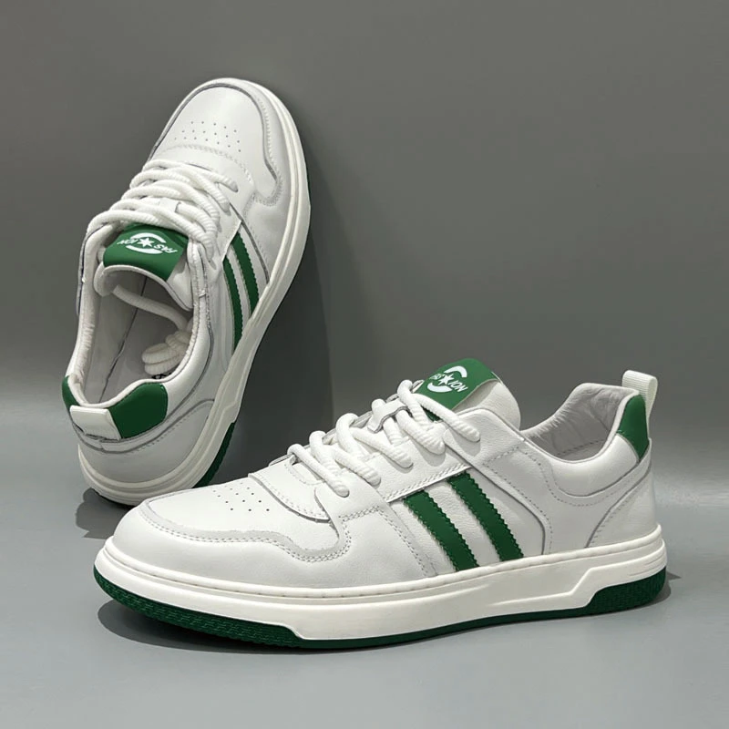 【头层牛皮】真皮阿甘鞋运动休闲男鞋潮鞋新款百搭头层牛皮男休闲鞋