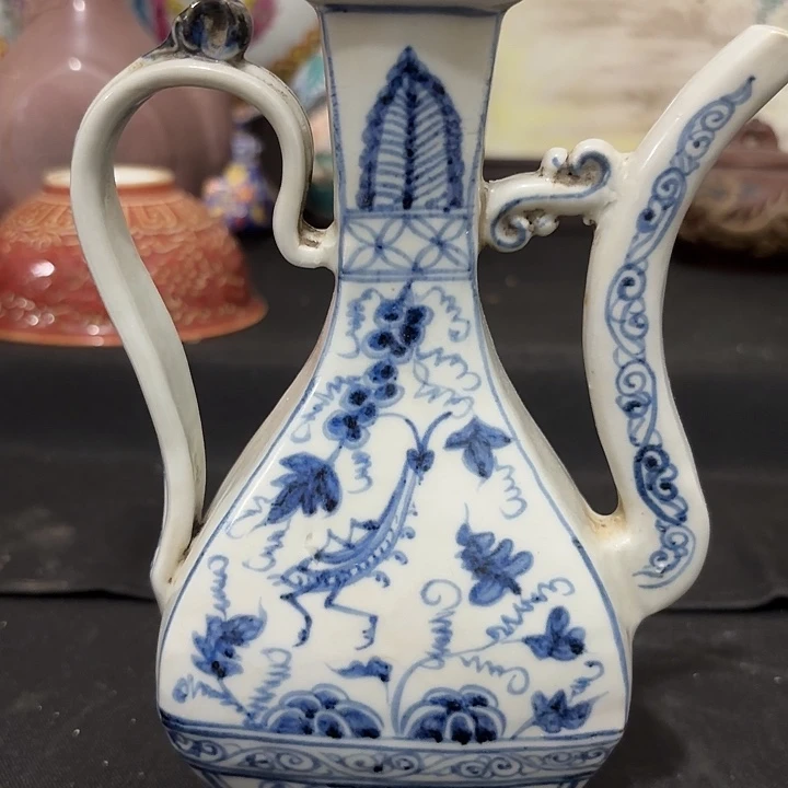 青花扁壶一个33333