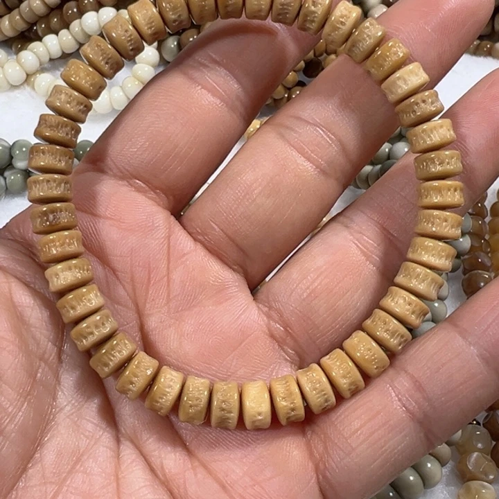 顽***马龙脊菩提吊坠龙骨单圈卡7+