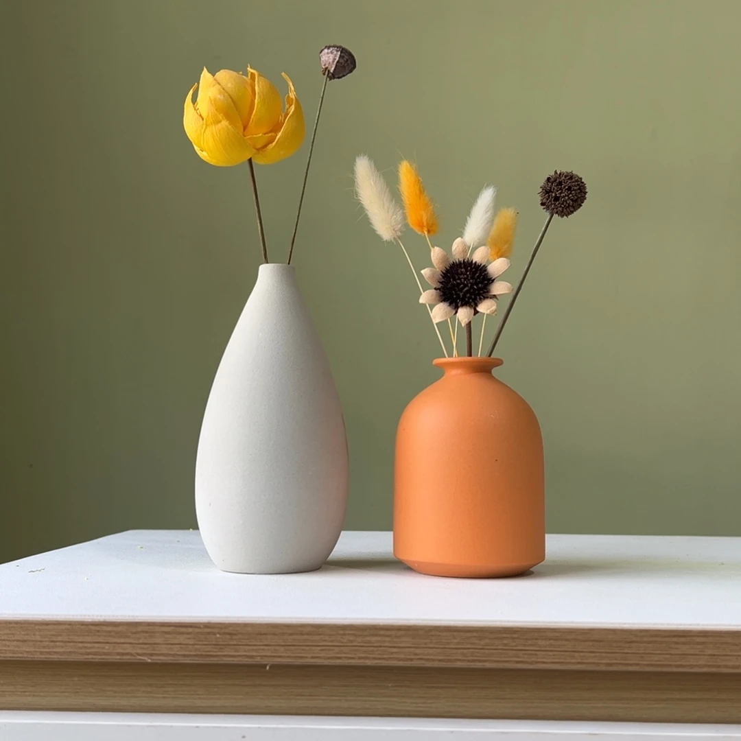 摆件花瓶带花高度20-30厘米左右