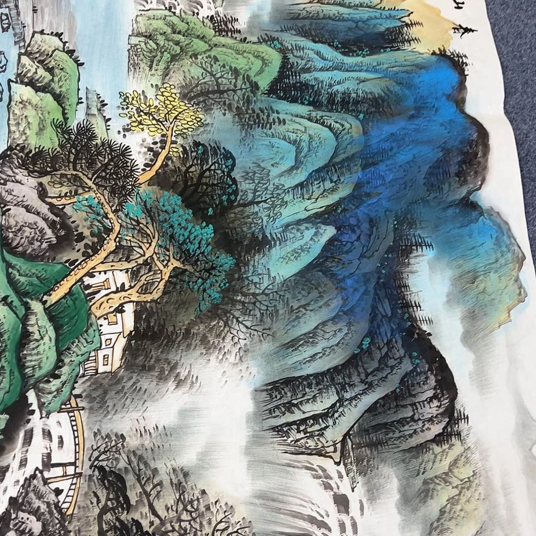 国画国画作品宣纸纯手绘