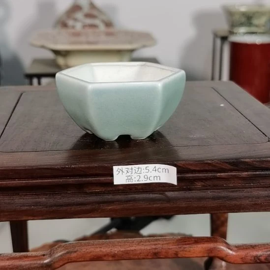 手工手绘釉盆大徳堂