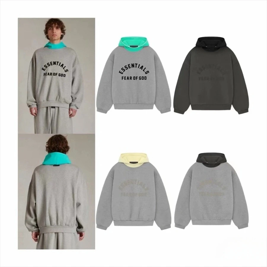（原厂清仓处理）Fear of God Essentials SS24 Fleece Hoodied帽衫
