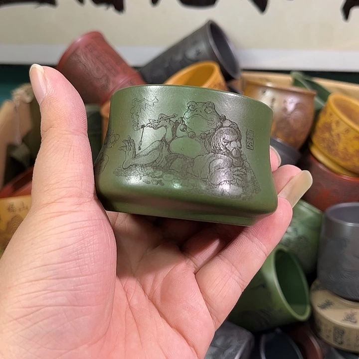 茶杯紫砂全手工紫砂主人杯