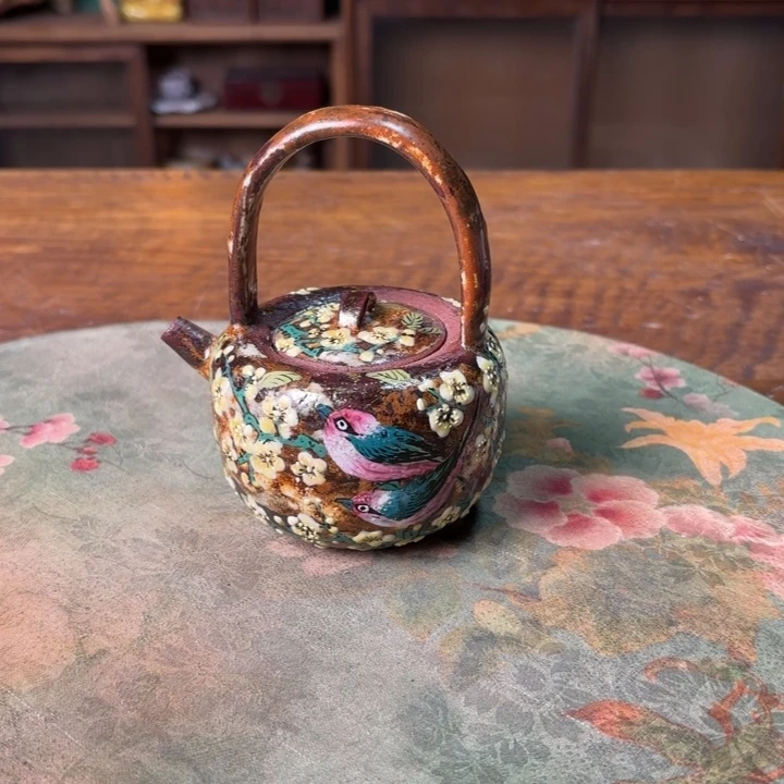 柴烧纯手工手绘陶瓷