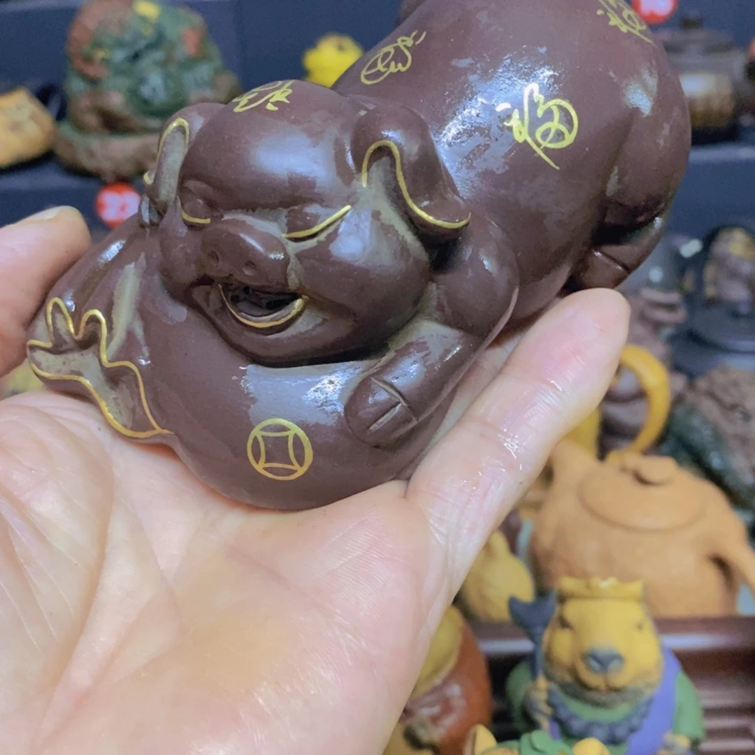 茶杯绿泥越****y紫砂紫砂