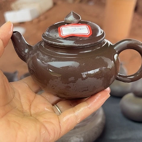 戬谷龙窑柴烧茶壶32