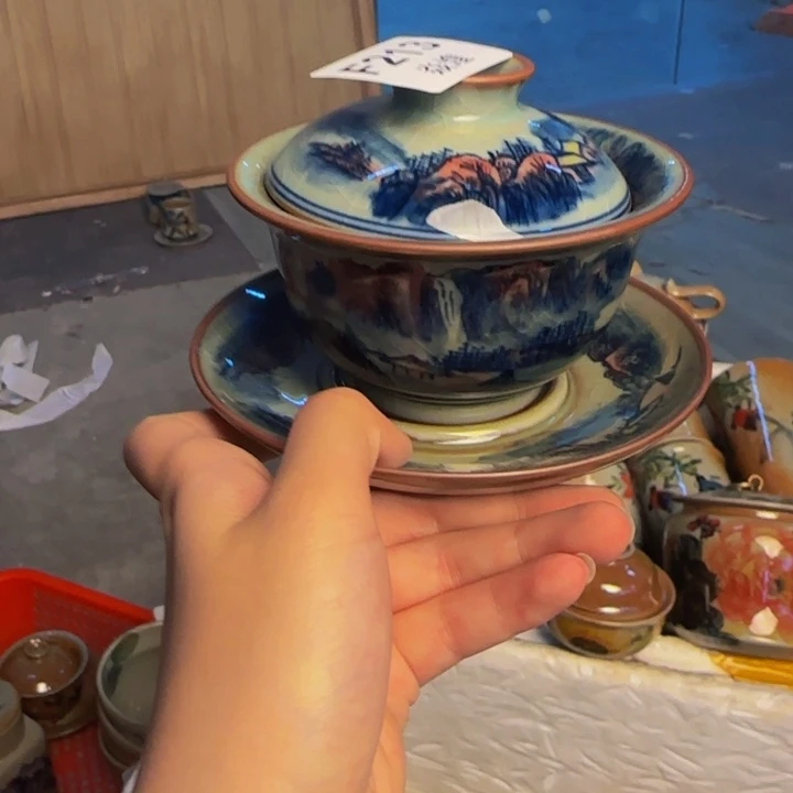 瓷片景德镇陶瓷手工手绘