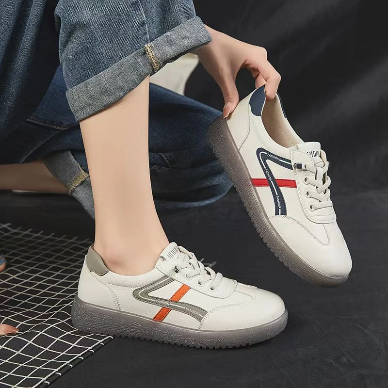 A7661-12女款夏季健步鞋时尚ins软底小白鞋透气运动潮流机能潮鞋