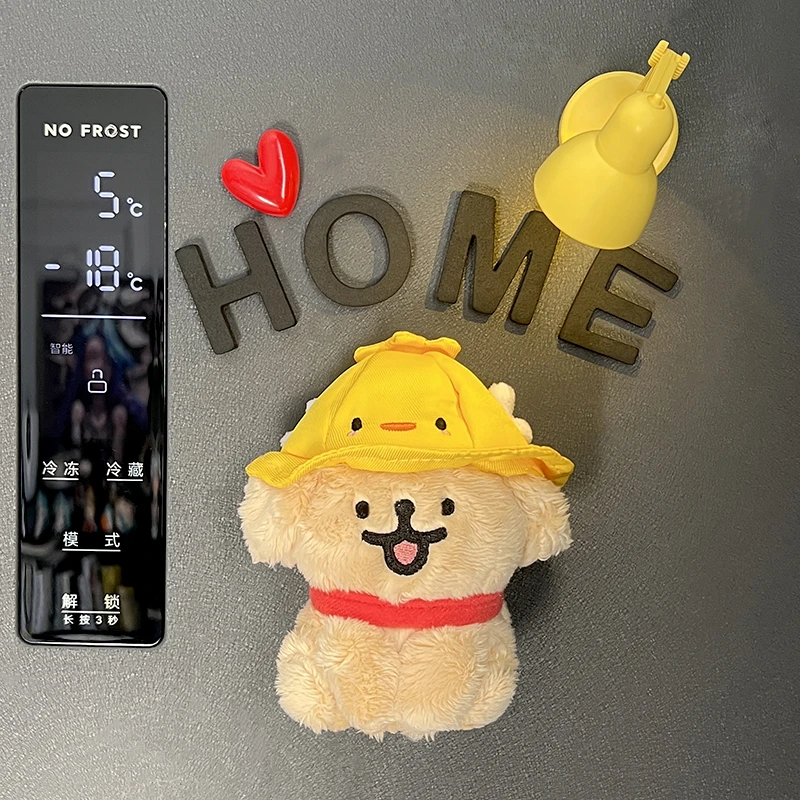 可爱卡通磁吸金毛小狗冰箱贴创意家居装饰品冰箱门情侣礼物洞洞板