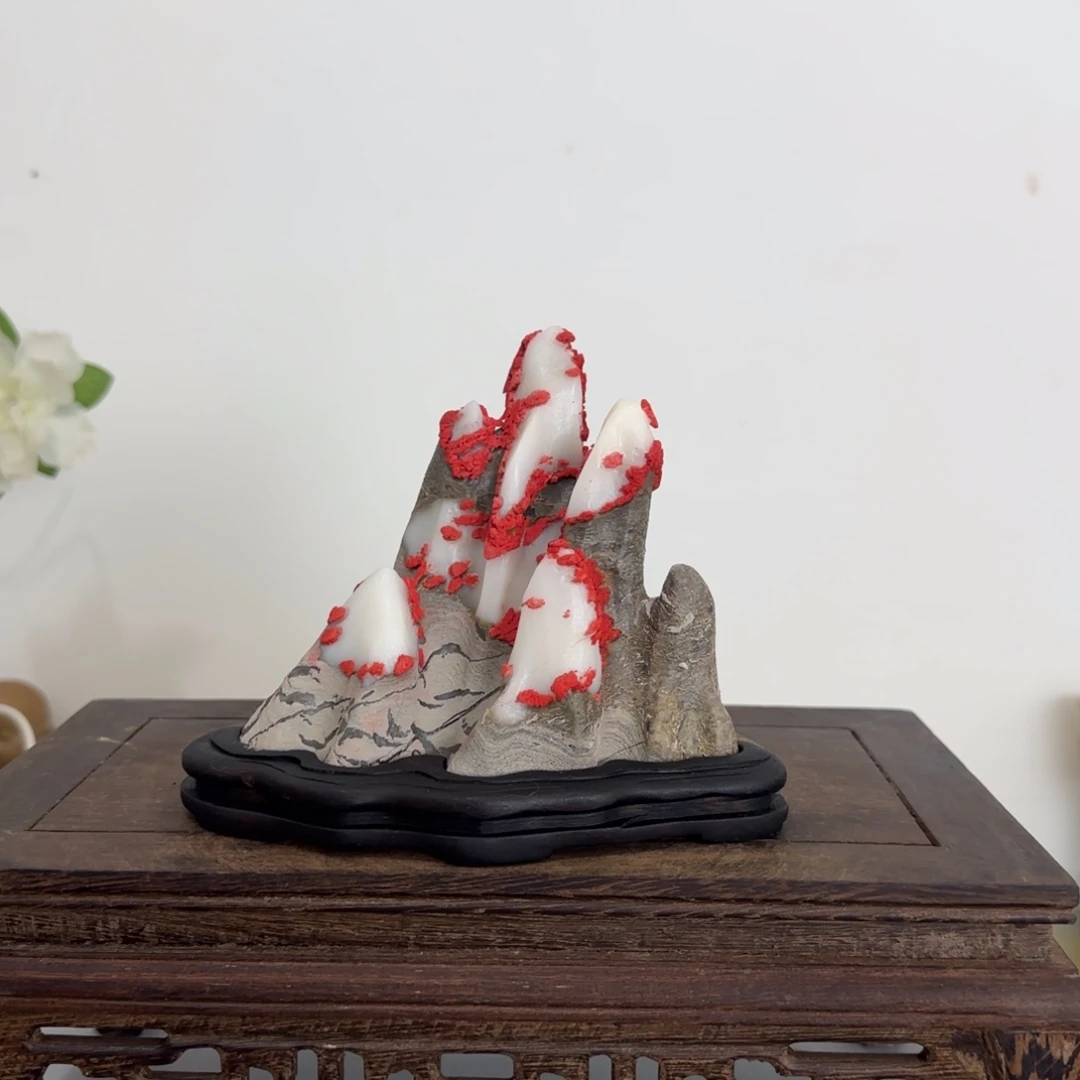 灵璧奇石白灵玉石