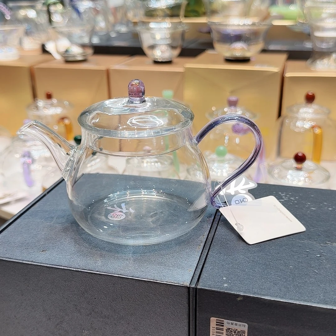 及***乐禾器浅紫色青云壶