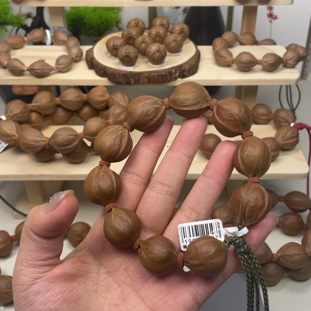 收***藏橄榄核手串/手链21.5*25梅林铁核