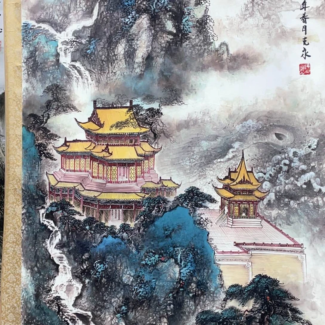 国画用****7Y老师手笔手绘作品