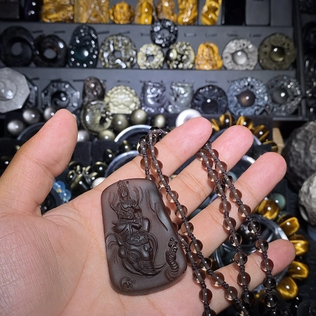 ****✰黑曜岩未镶嵌手链