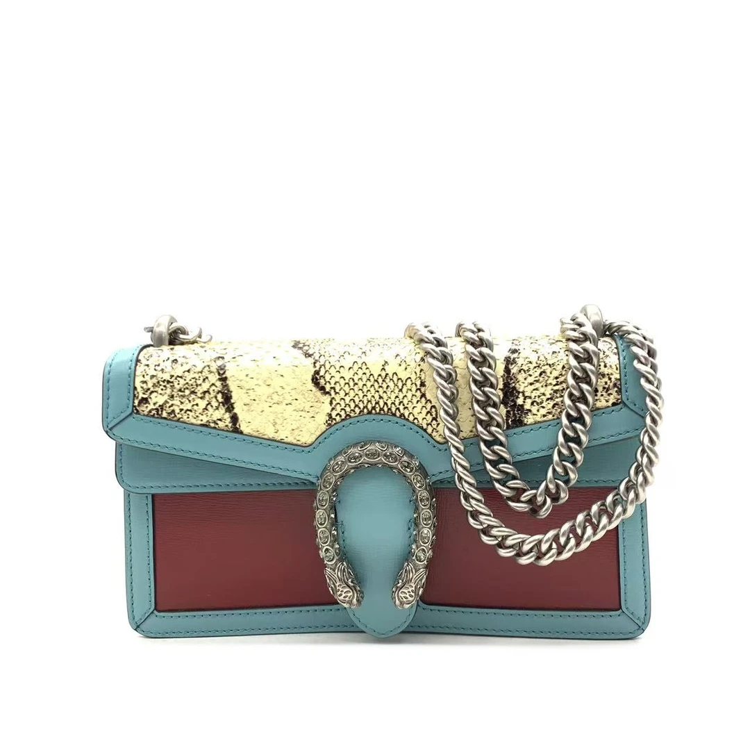 95新 GUCCI/古驰 【安则专属】非普皮新款中号酒神链条包