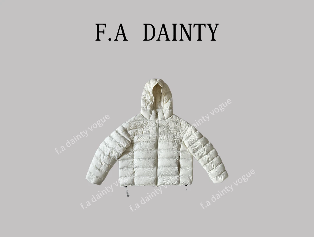 F.A[排骨羽绒服]秋冬新款保暖泡芙连帽羽绒服