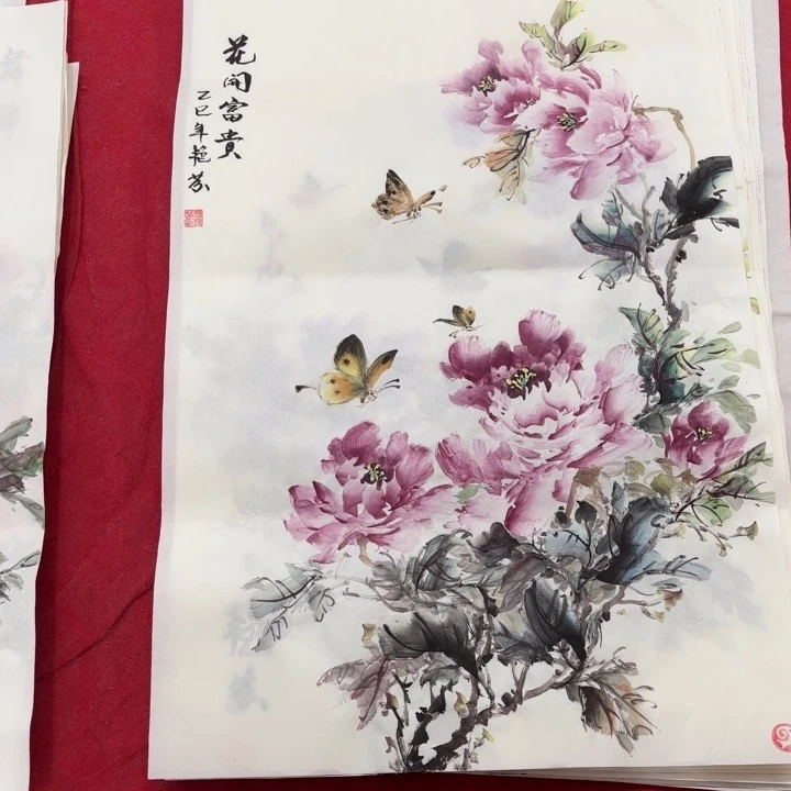 国画花鸟等图案和造型各