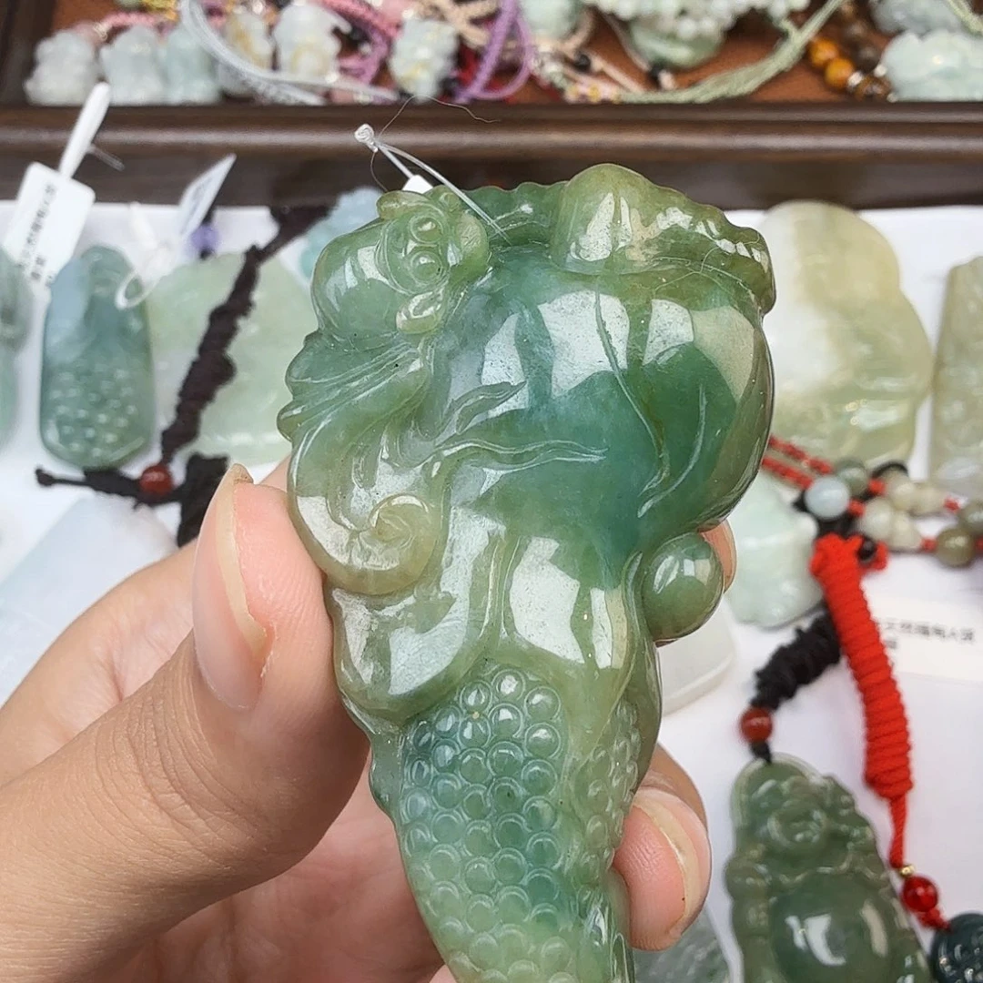 翡翠散珠纯天然缅甸A货翡翠