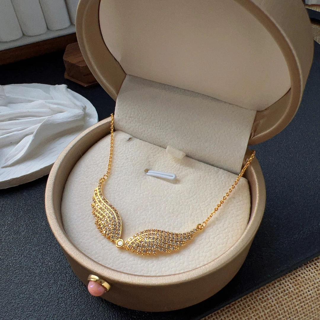 铜合金锆石项链 哈尼西牧时尚百搭项链#0008935