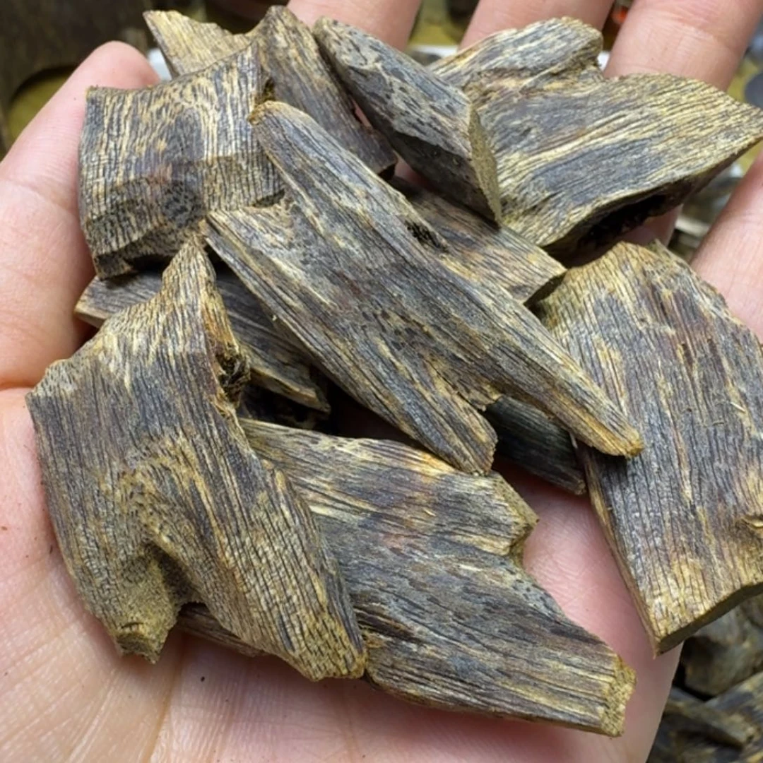 沉香碎屑沉香红骨凹身高油块料50g