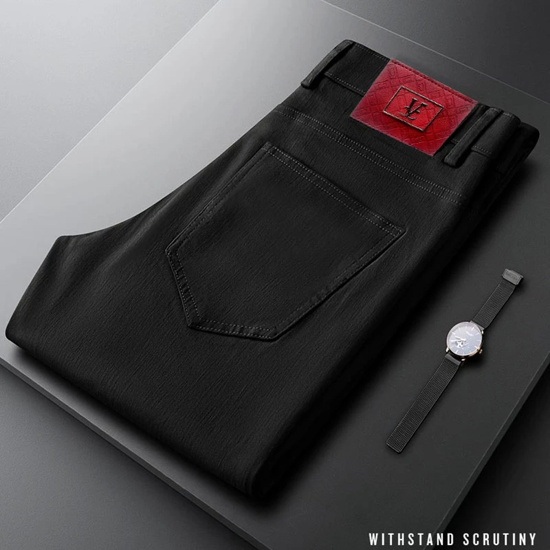 亿豪 #836 2025秋季新款男士牛仔裤新款修身小直筒防退色牛仔裤