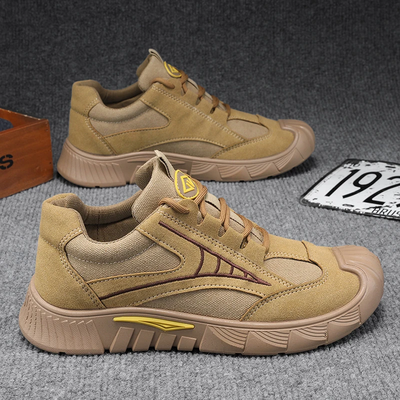 2025新款时尚户外抗防滑磨运动风低帮休闲中年男士鞋春秋冬三季适