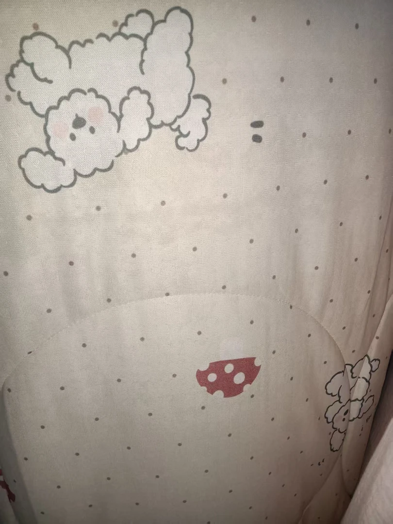 专享【京かわ会社】针织棉夏凉被200*230微瑕 波点小狗