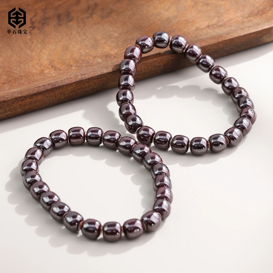 天然辰砂【举石珠宝】T0902-9002-61朱砂手串（一件/多样性发）F