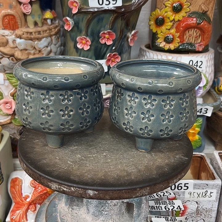 花盆紫砂粗陶材质多肉花盆