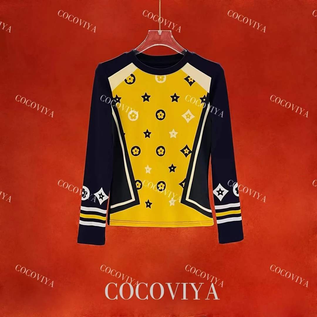 COCOVIYA 2025设计感春夏打底时尚百搭休闲上衣24C67