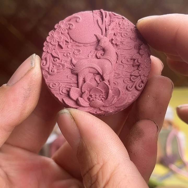 泥塑?****?龙涎玫瑰一路有你瑕疵款