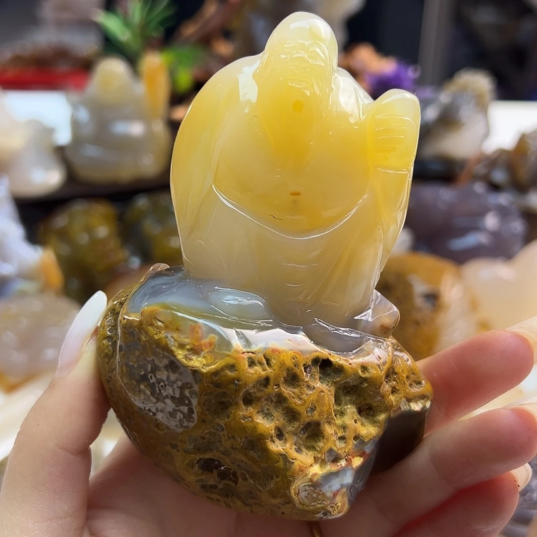 玛瑙/玉髓未镶嵌吊坠(不含链)