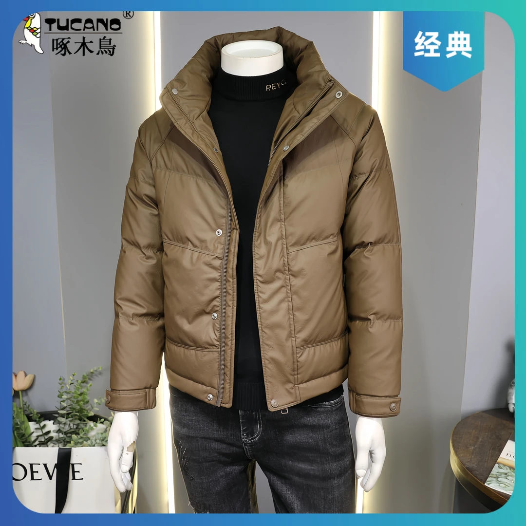啄木鳥短款男士棉服冬季加厚2025新款爆款棉袄男外套痞帅加厚棉衣