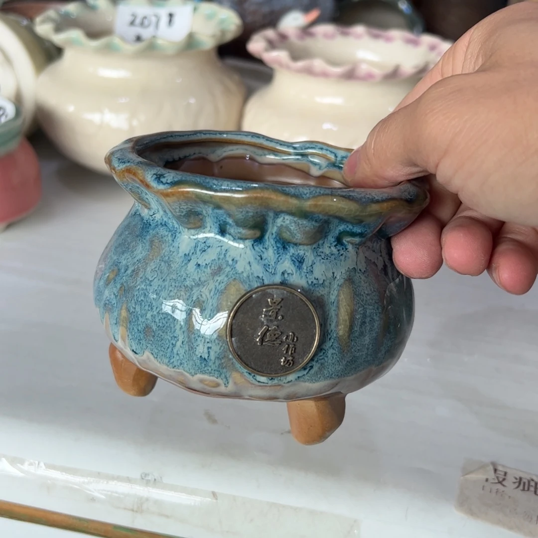 陶瓷陶瓷多肉花盆@@1099