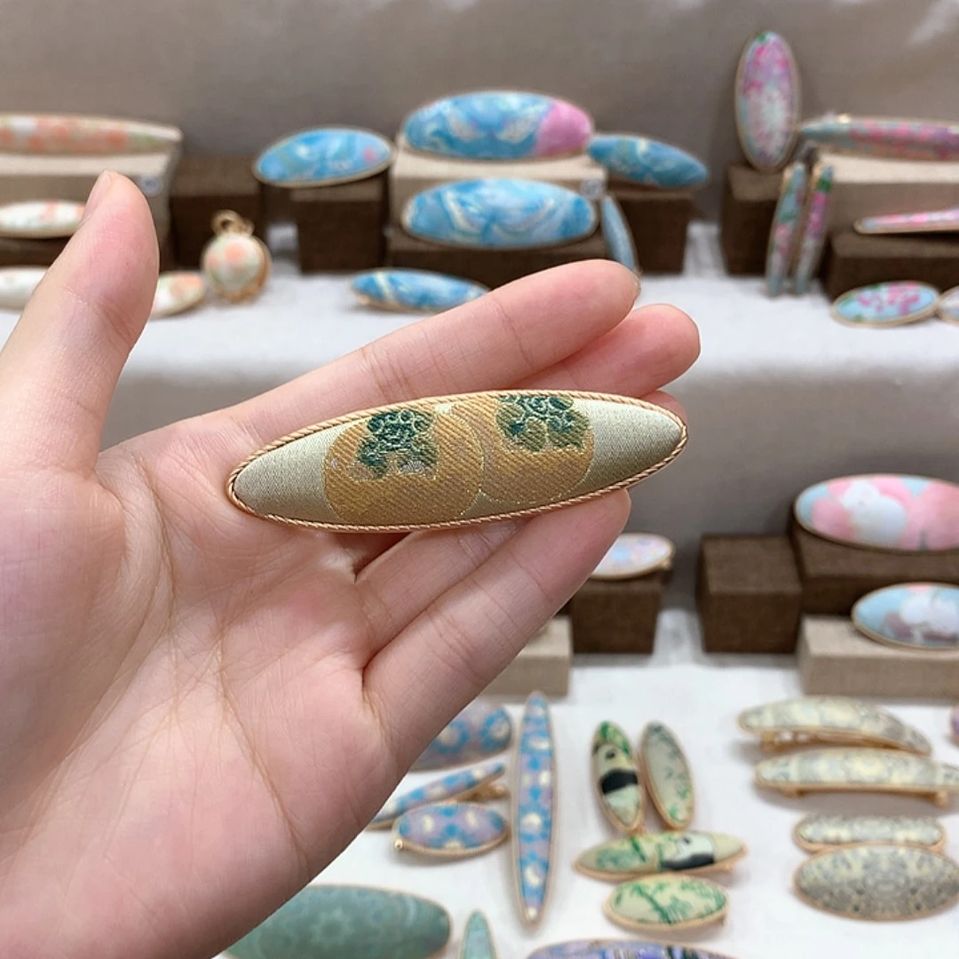 布艺铁合金鸭嘴夹福利