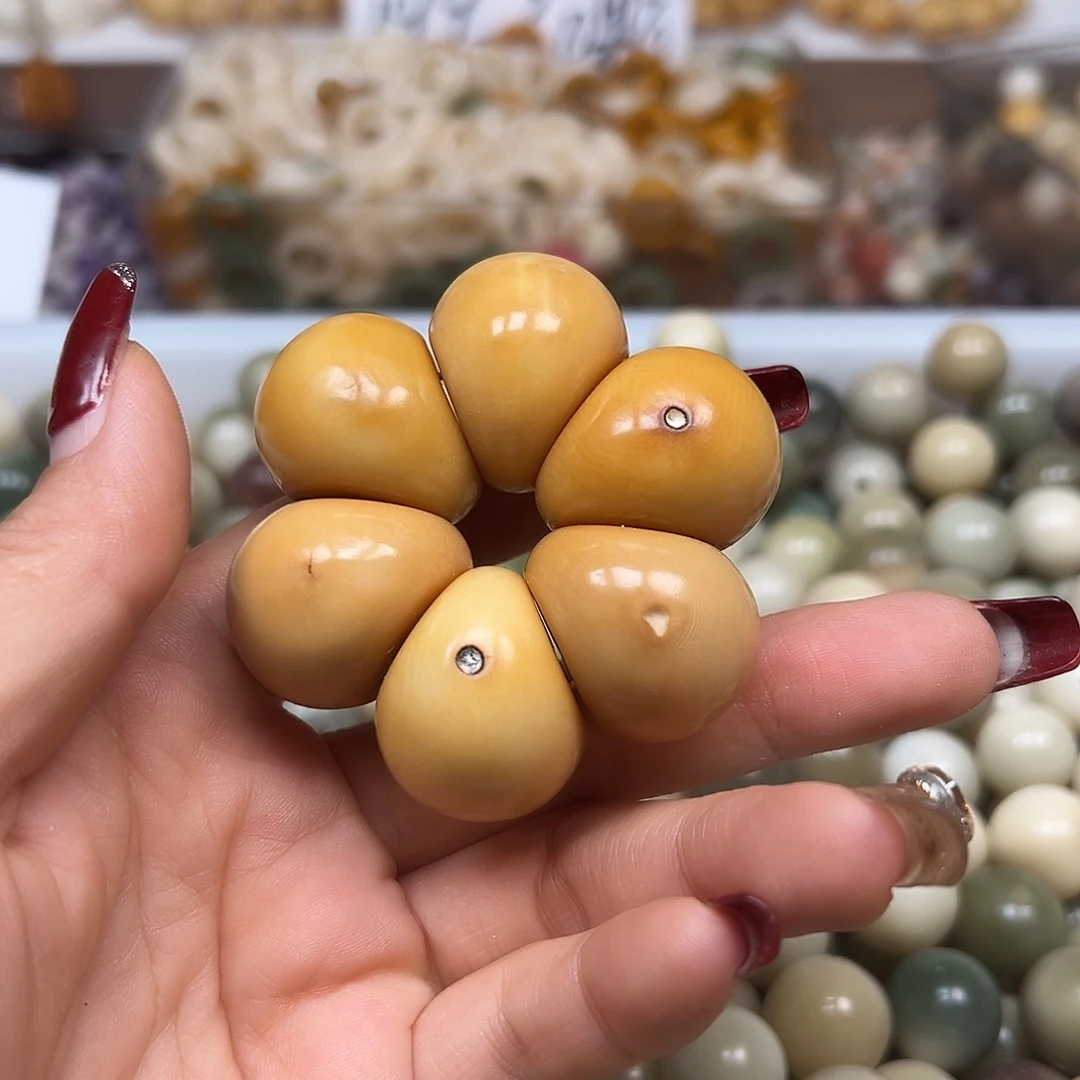 手串菩提根/象牙果炭烤26➕山竹手捻1条表面有裂