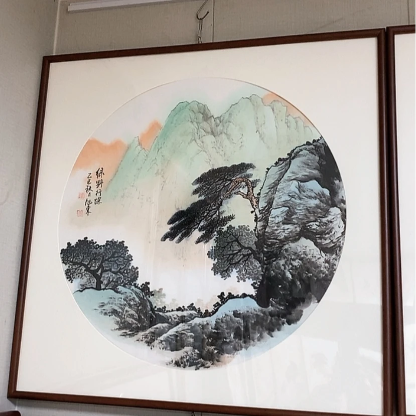 【闪购商品】国画手绘国画带框72.72