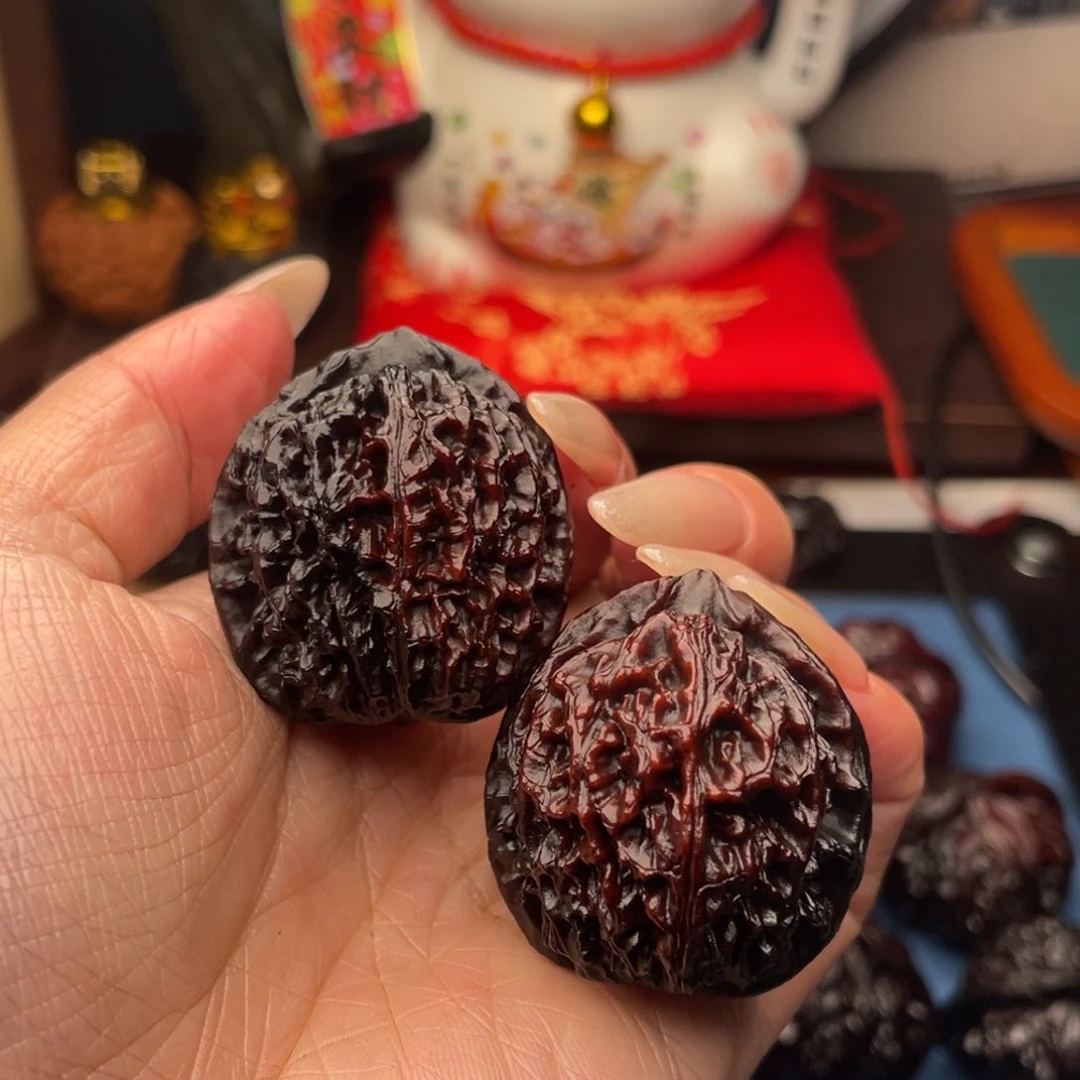 吊坠文玩核桃荔枝纹33