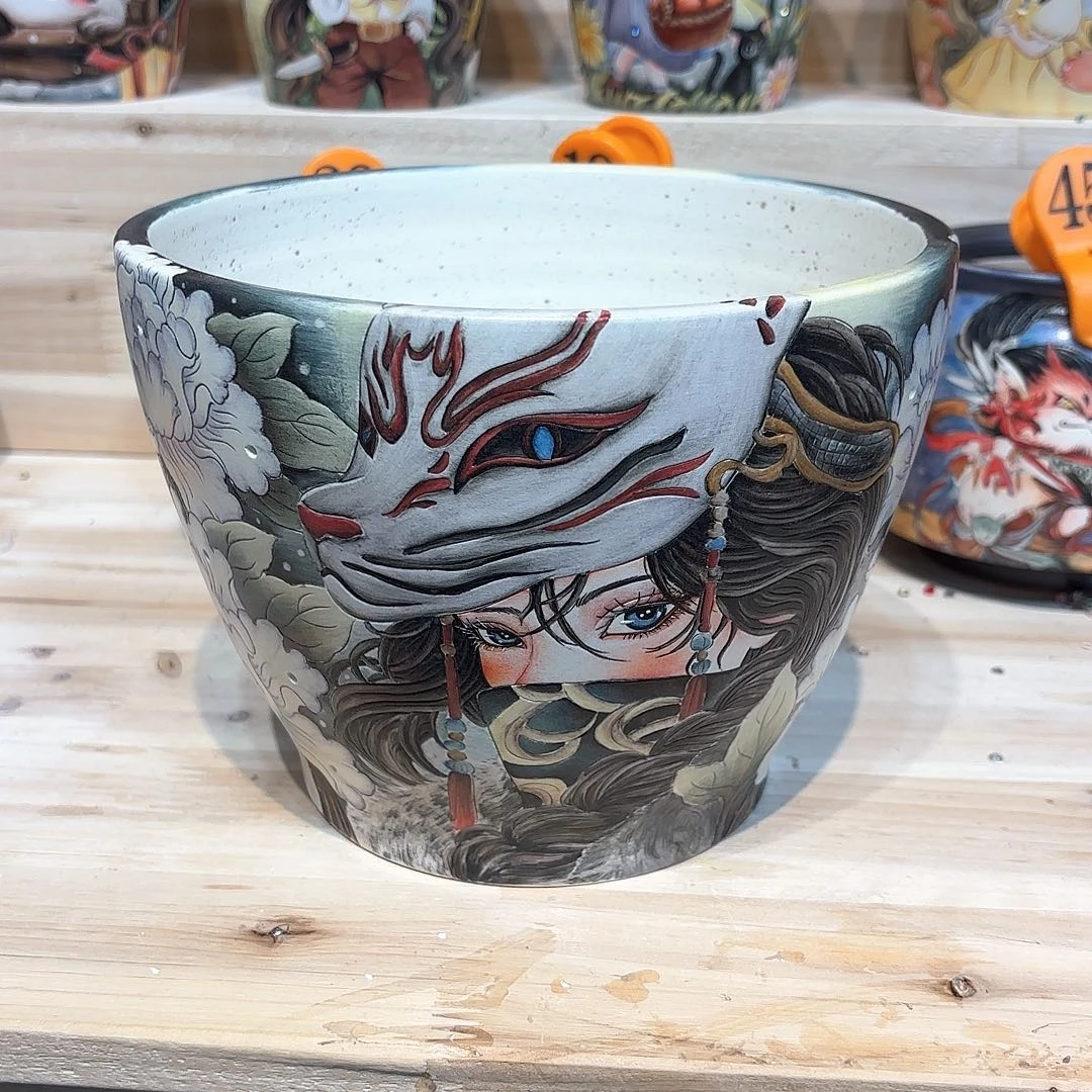 紫砂花盆空*。手工花盆默认微瑕