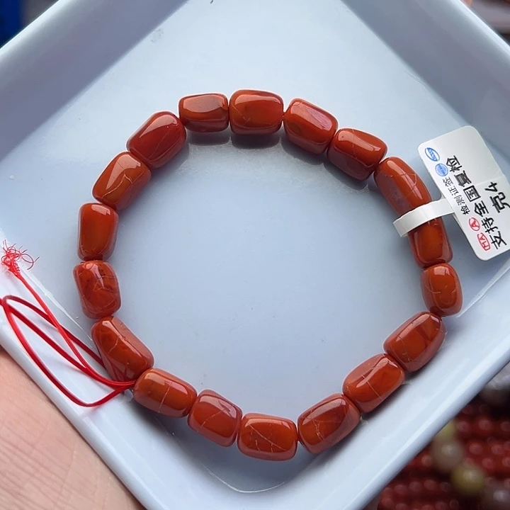 南红玛瑙合金手链57