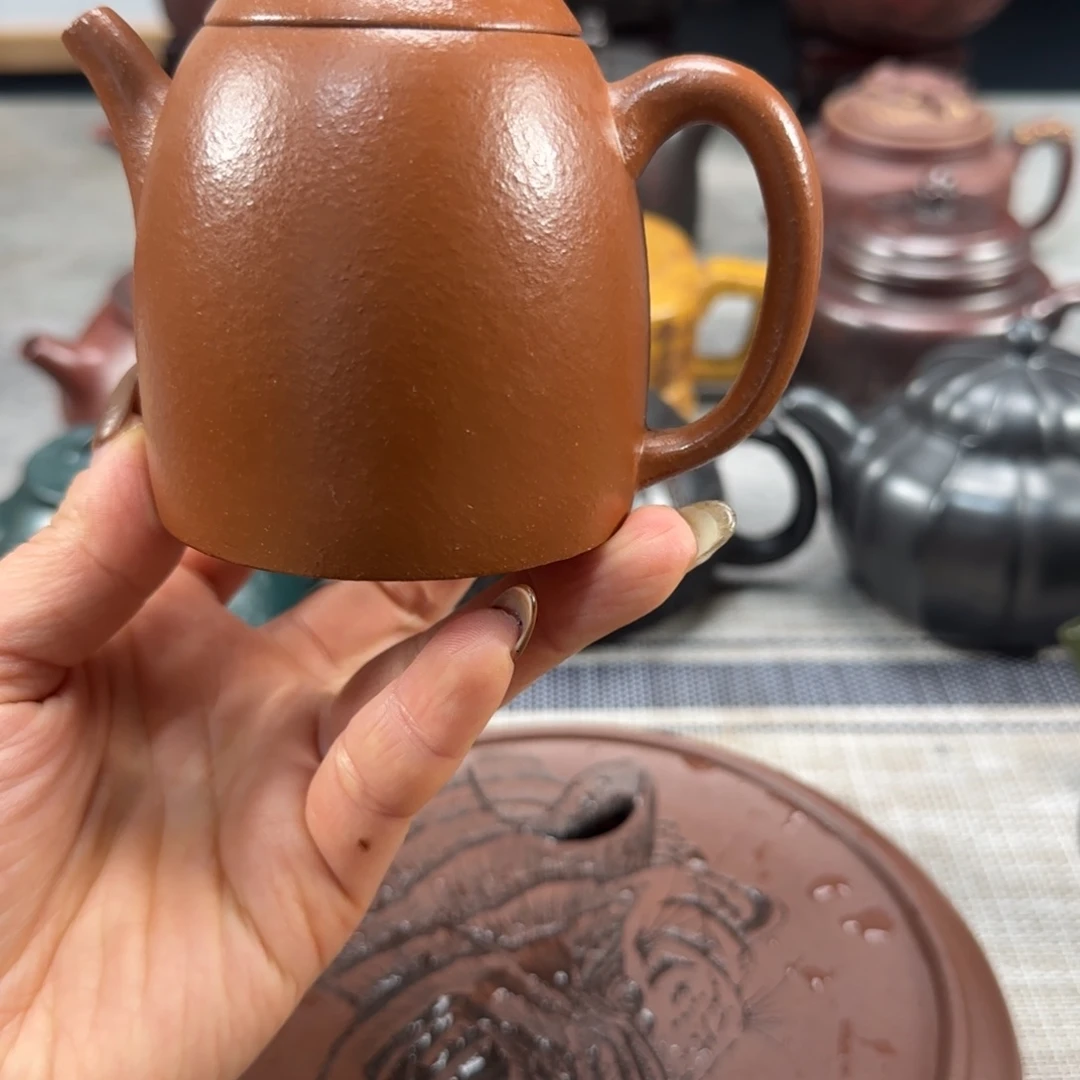 紫砂茶壶紫砂紫色紫砂