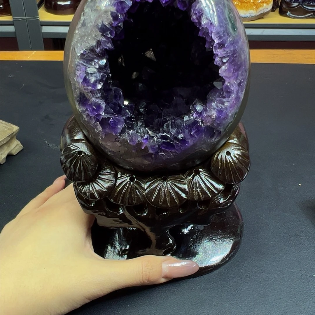 紫晶摆件未镶嵌晶体