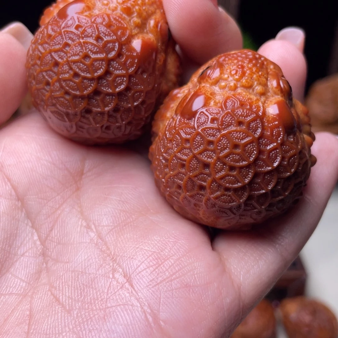 吊坠橄榄核用****7金币金蟾手球754