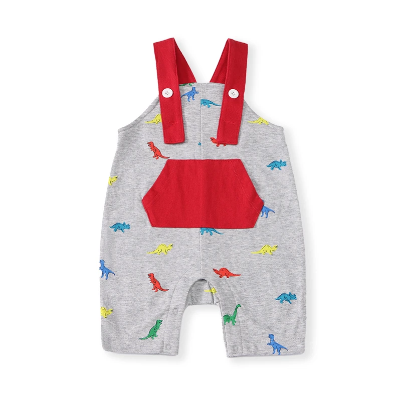 男女宝背带裤子卡通恐龙20B104