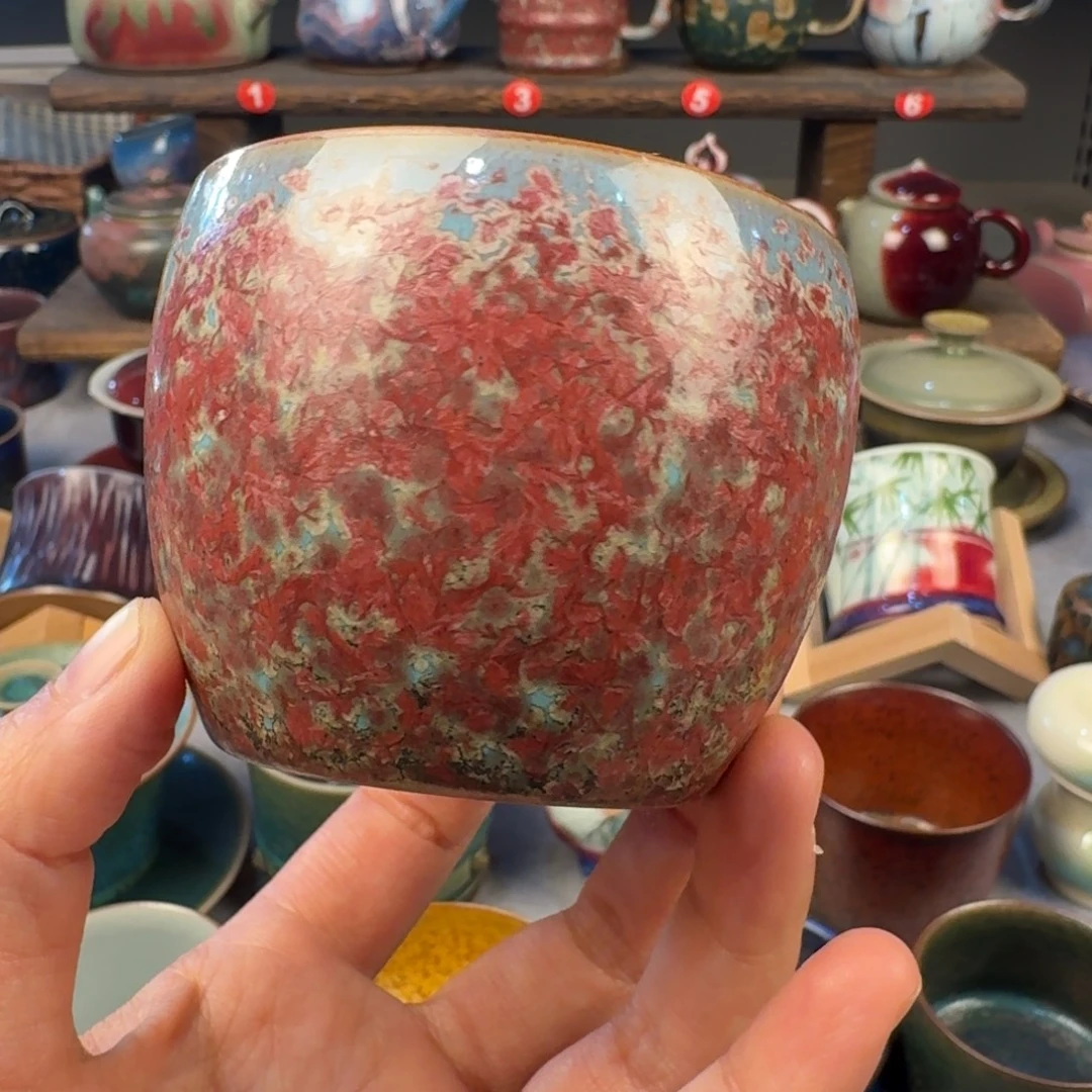 瓷片钧瓷单杯钧瓷单杯钧瓷