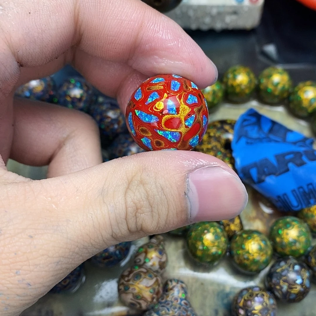 荒**人非遗手工 大漆工艺规格2.0cm