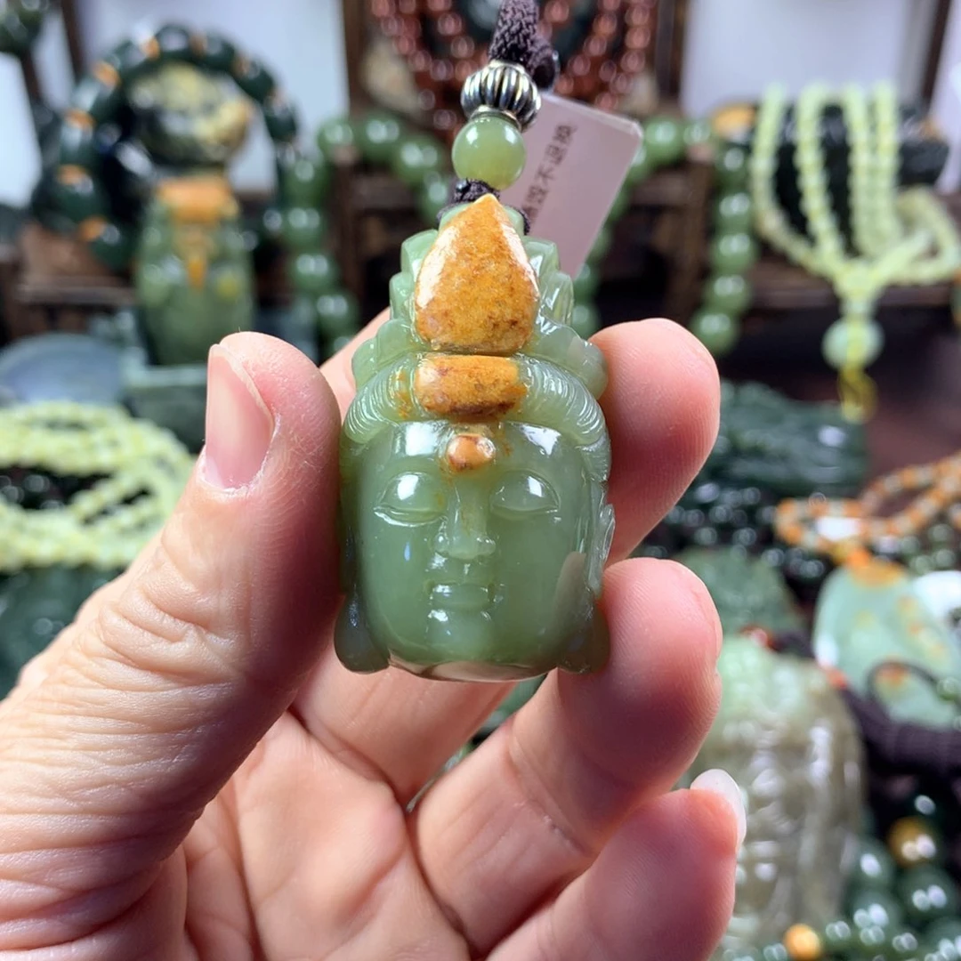 透闪石质玉挂件未镶嵌岁**好