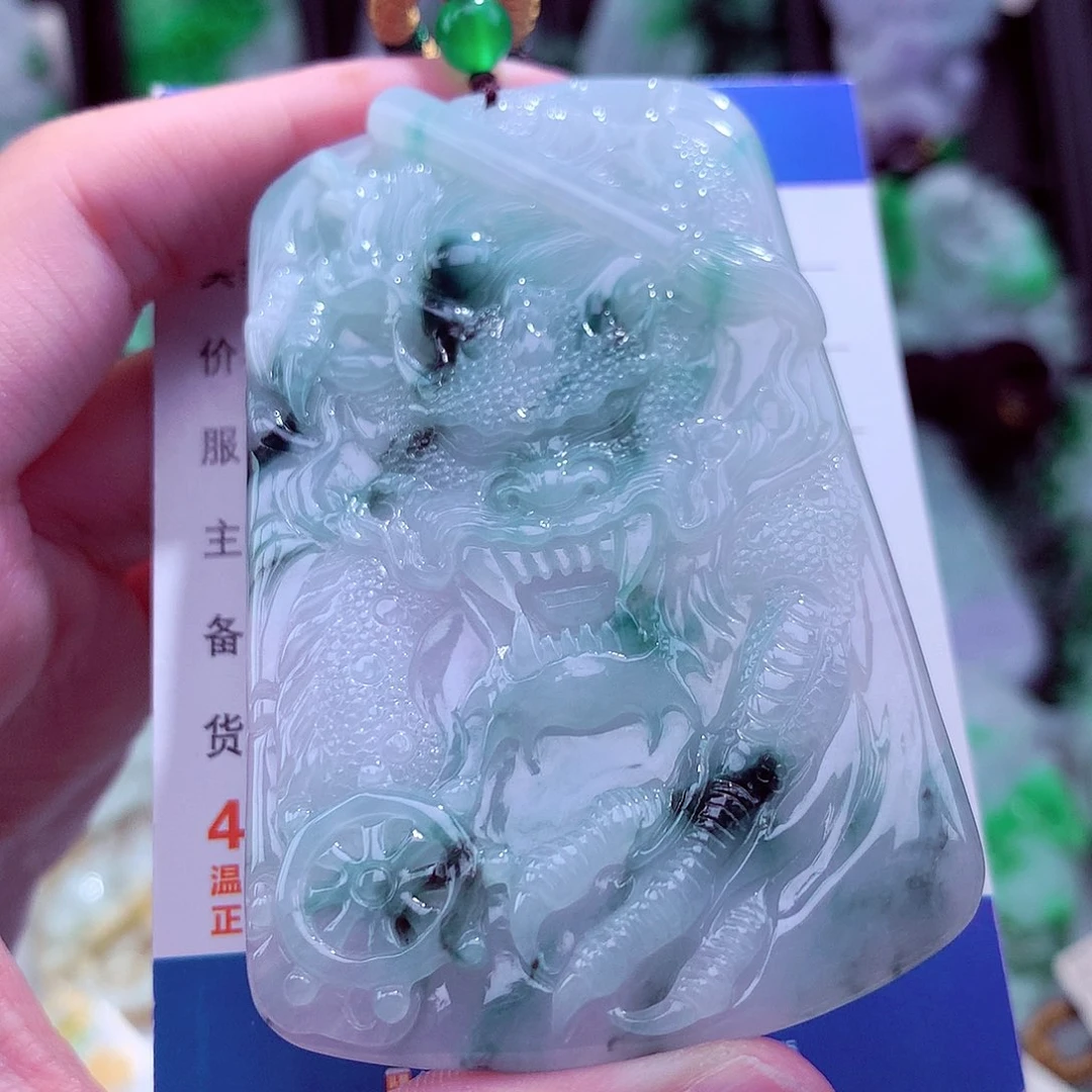 翡翠未镶嵌颈饰天然